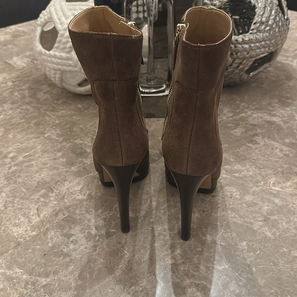 Brown Suede Booties - Picture 4 of 5